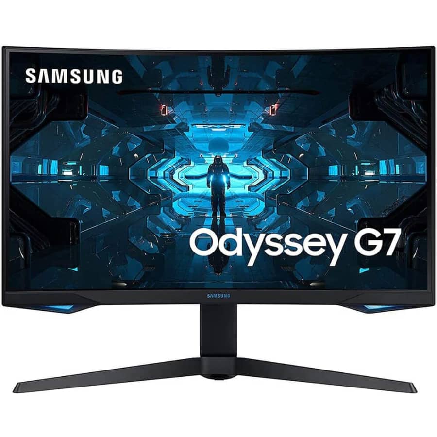Samsung Odyssey G7 32" 1440p HDR 240Hz Curved G-Sync QLED Monitor for $456