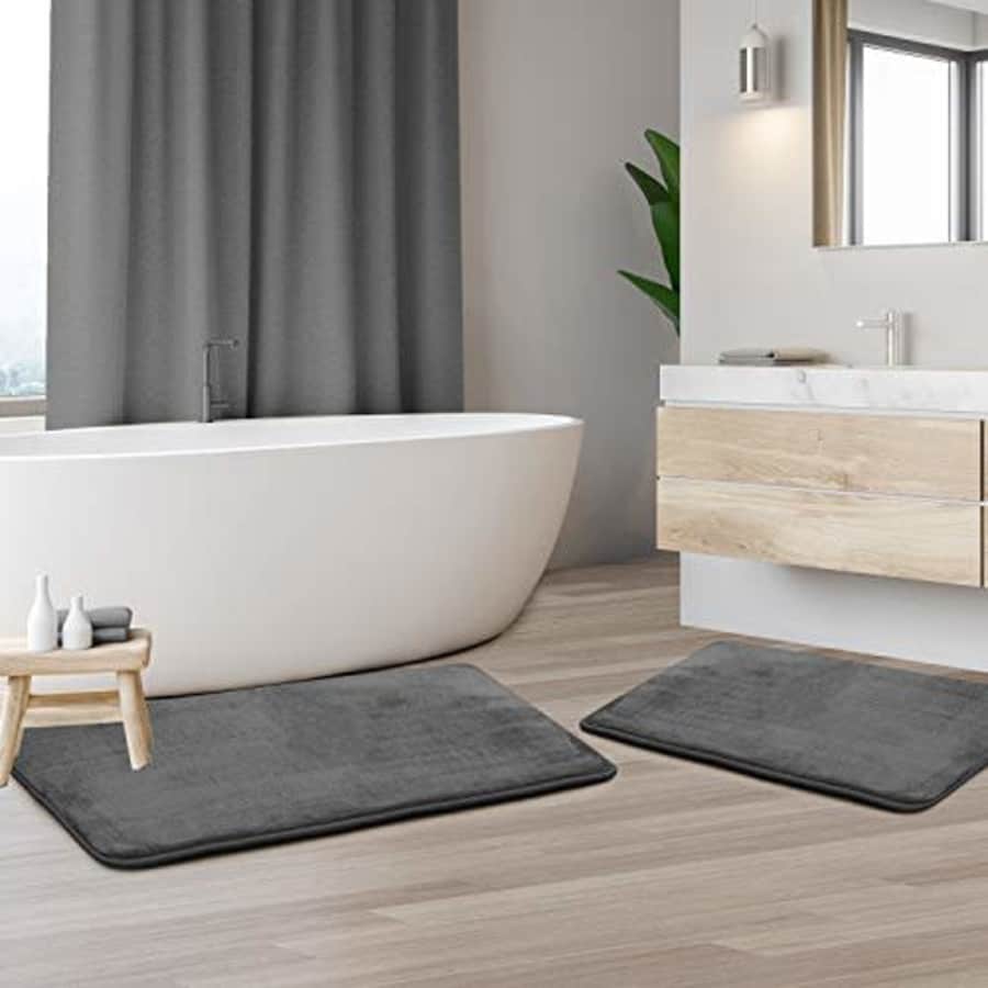 Clara Clark Memory Foam Bath Mat Sets 2 Piece - Non Slip, Absorbent, Soft Bath Rug Set - Fast for $27 Clara Clark Memory Foam Bath Mat Sets 2 Piece - Non Slip, Absorbent, Soft Bath Rug Set - Fast for $27