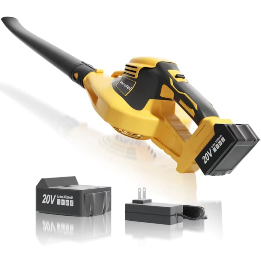 Lorulei 20V Cordless Leaf Blower for $54 Lorulei 20V Cordless Leaf Blower for $54