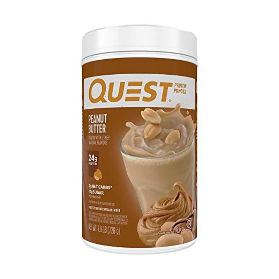 Quest Nutrition Peanut Butter Protein Powder, High Protein, Low Carb, Gluten Free, Soy Free, 25.6 for $41 Quest Nutrition Peanut Butter Protein Powder, High Protein, Low Carb, Gluten Free, Soy Free, 25.6 for $41