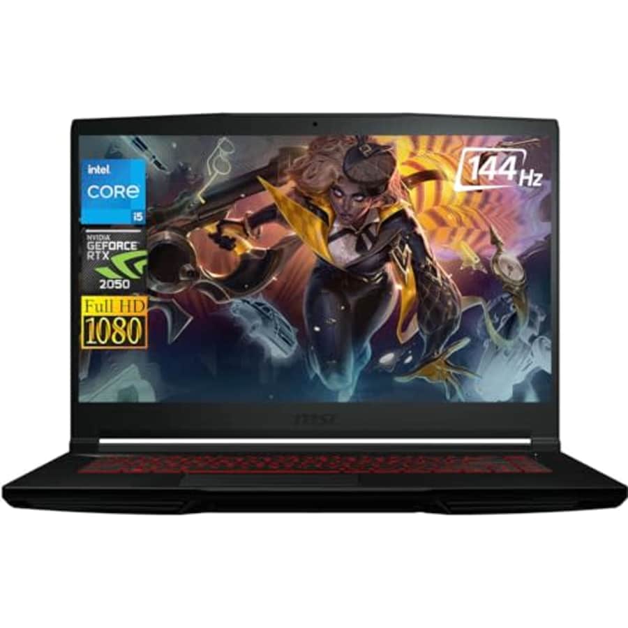 MSI 2023 Newest Thin Gaming Laptop | 15.6" FHD 144Hz Display | Intel Core i5-12450H (8 cores) | for $699 MSI 2023 Newest Thin Gaming Laptop | 15.6" FHD 144Hz Display | Intel Core i5-12450H (8 cores) | for $699