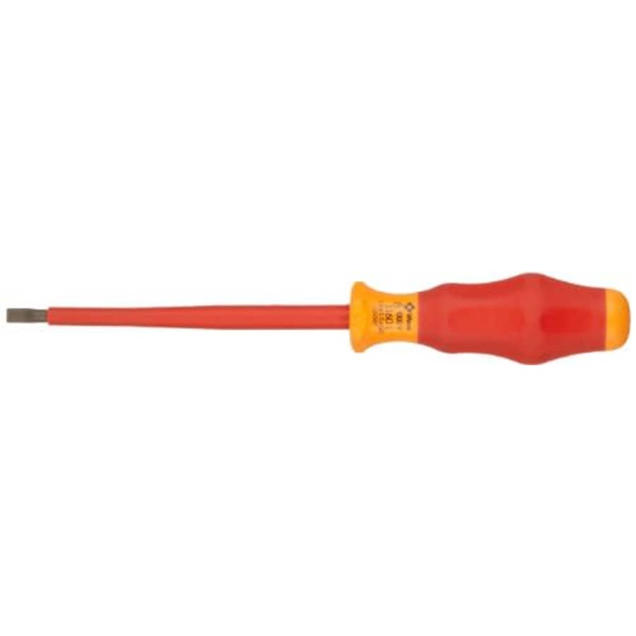 Wera 05031587001 Kraftform Comfort VDE 1160i Slotted Insulated Screwdriver, 5.5mm Head, 125mm Blade for $15