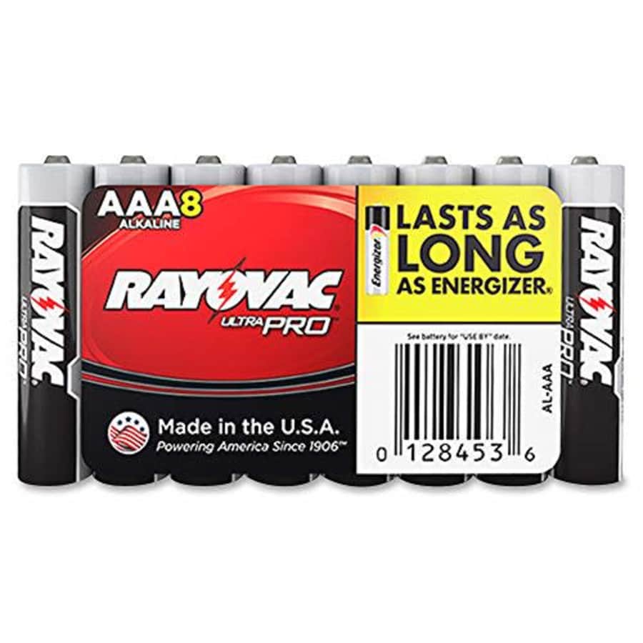 Rayovac Ultra Pro Alkaline AAA Batteries for $12