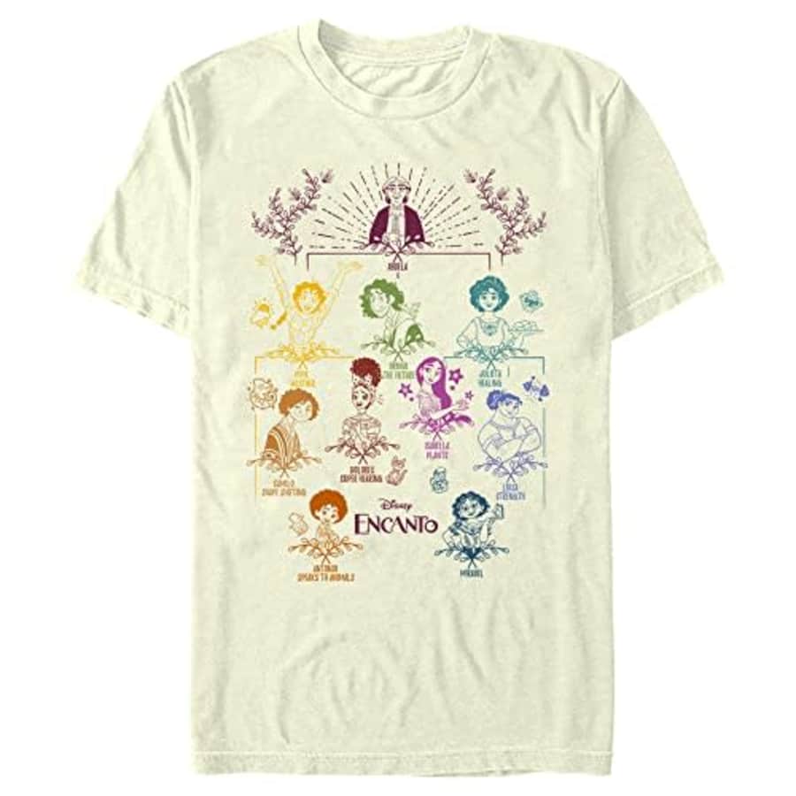 Pixar Young Men's Doodle Family Tree T-Shirt, Beige, XX-Large for $20 Pixar Young Men's Doodle Family Tree T-Shirt, Beige, XX-Large for $20