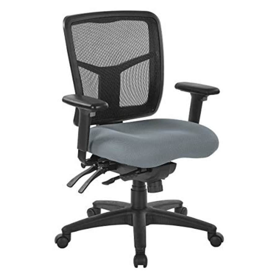 Office Star ProGrid Mesh Mid Back Manager's Chair, Fun Colors Grey for $269 Office Star ProGrid Mesh Mid Back Manager's Chair, Fun Colors Grey for $269