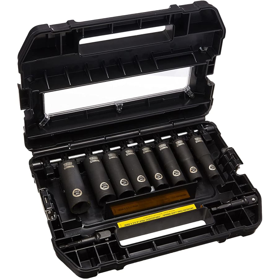 DeWalt 10-Piece 1/2" Impact Ready Socket Set for $40 DeWalt 10-Piece 1/2" Impact Ready Socket Set for $40