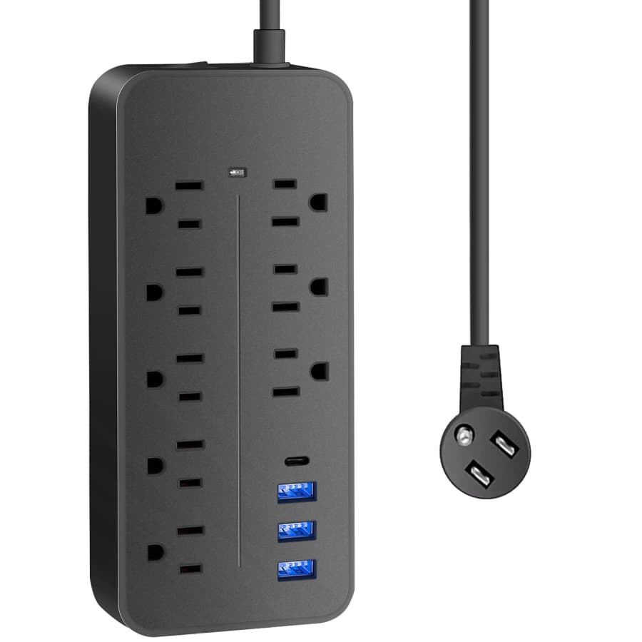 Lefree 4-Foot 12-in-1 Surge Protector Power Strip for $14