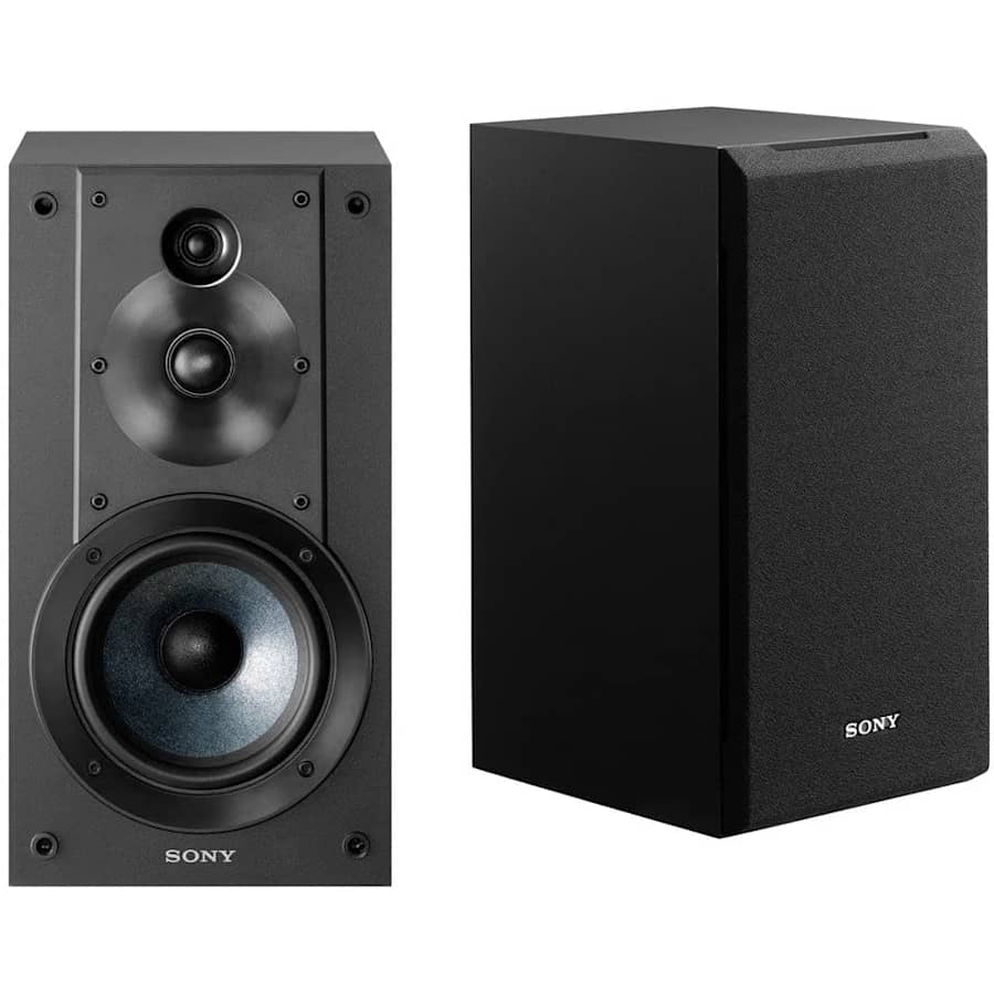 Sony SSCS5 3-Way 3-Driver Bookshelf Speaker System (Pair) for $73