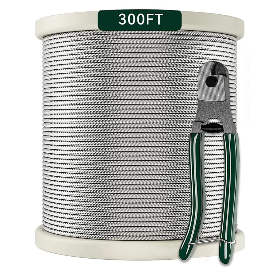 Tgodrvc 300-Foot 1/8" Stainless Steel Cable for $50 Tgodrvc 300-Foot 1/8" Stainless Steel Cable for $50