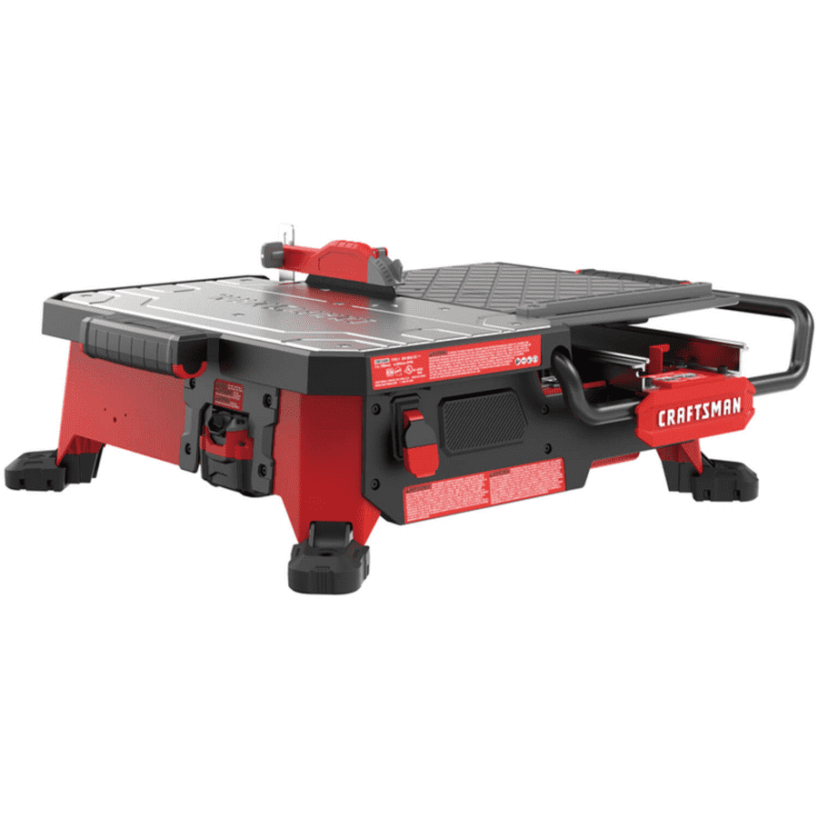 Craftsman V20 20V Cordless Compact 7" Wet Tile Saw Kit for $329