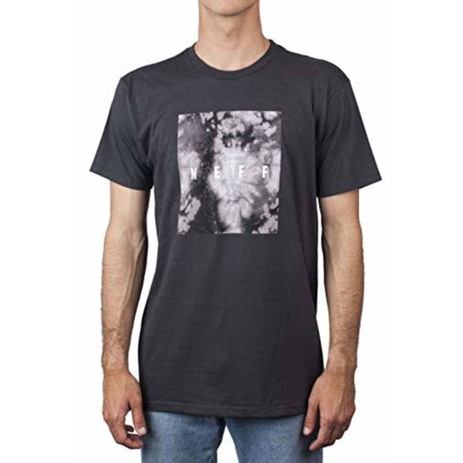NEFF Men's Graphic Design T-Shirt, Tar, Medium for $9