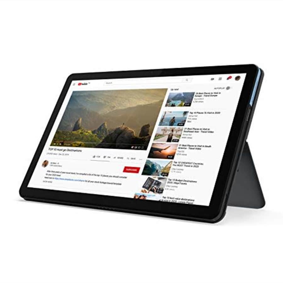 Lenovo Chromebook Duet 2-in-1 Tablet 10.1" FHD Touchscreen Laptop Computer, MediaTek Helio P60T for $329