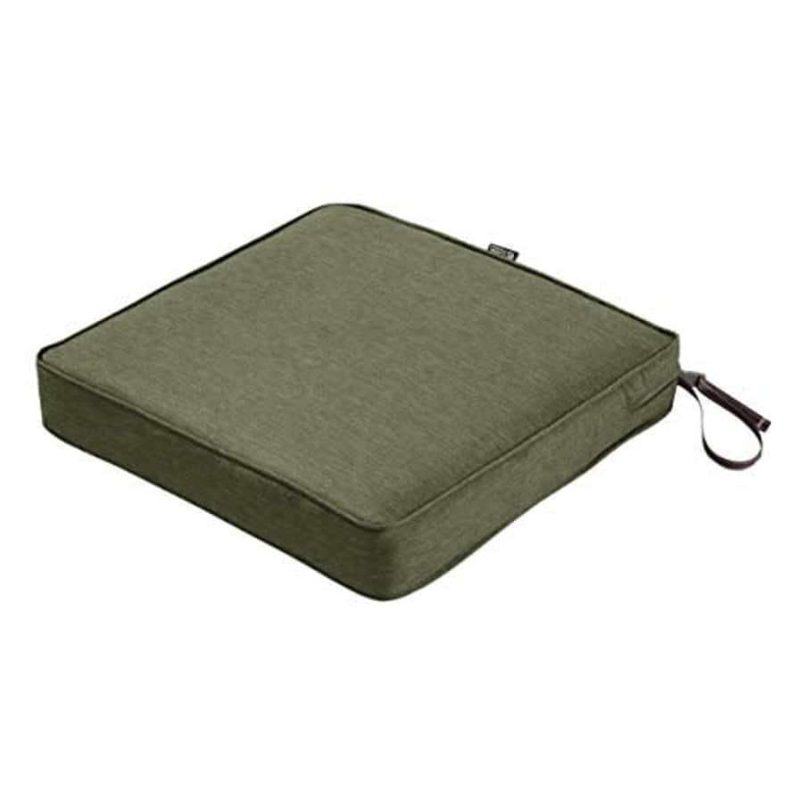 Classic Accessories Montlake Water-Resistant 19 x 19 x 3 Inch Square Outdoor Seat Cushion, Patio for $63 Classic Accessories Montlake Water-Resistant 19 x 19 x 3 Inch Square Outdoor Seat Cushion, Patio for $63