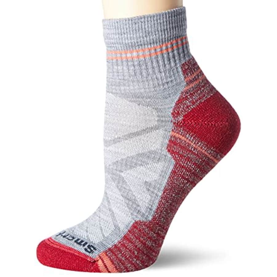 Smartwool SW001571039M Women's Hike Light Cushion Ankle Socks Light Gray M for $27