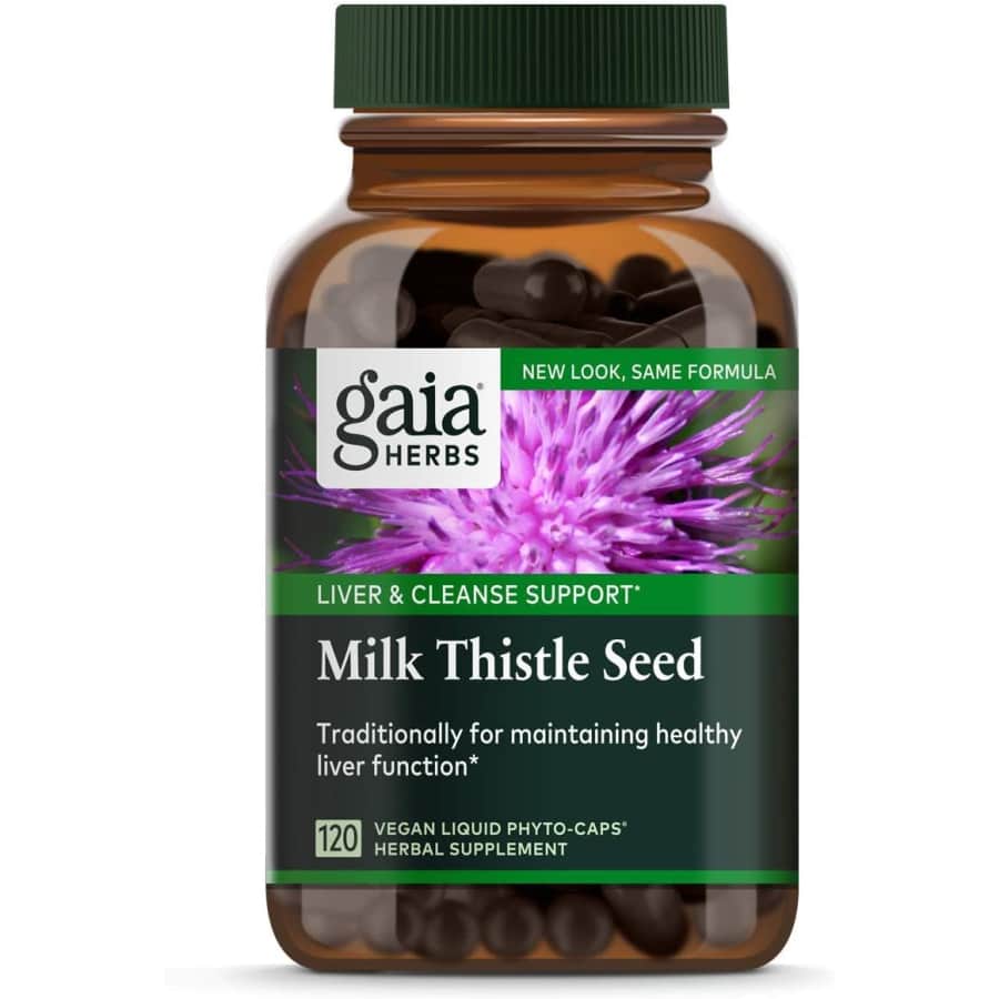 Gaia Herbs Milk Thistle Seed 120-Count Liquid Capsules for $47