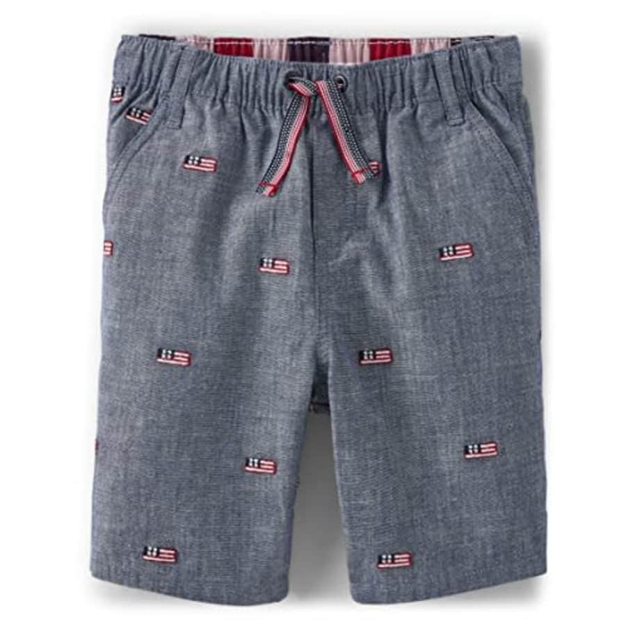 Gymboree Boys and Toddler Pull On Shorts, Flag Indigo, 3T US for $9