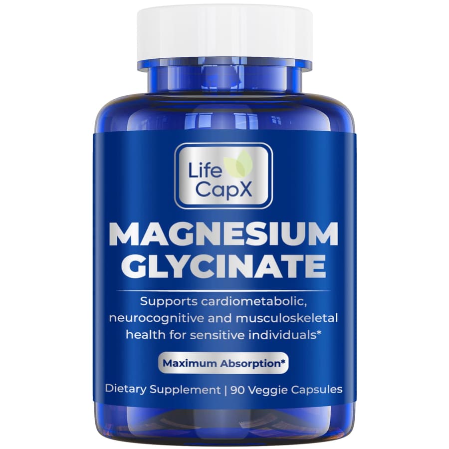 Life CapX Magnesium Glycinate 90-Capsule Bottle for $19