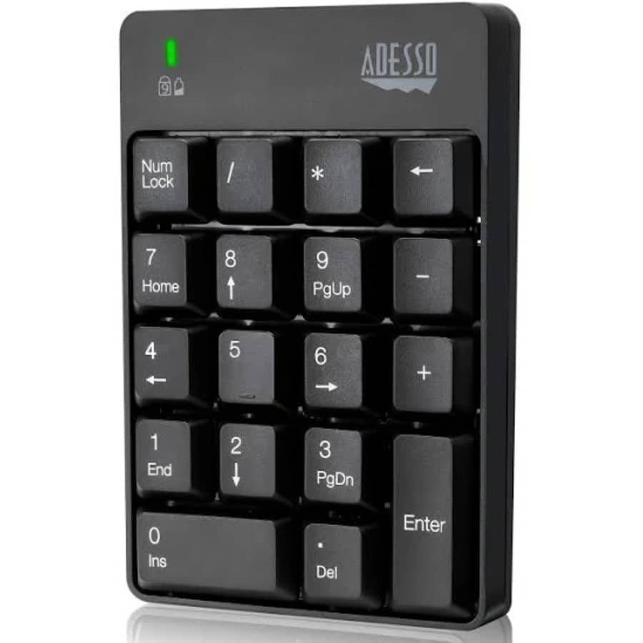 Adesso Wireless 18-Key Numeric Keypad for $20 Adesso Wireless 18-Key Numeric Keypad for $20