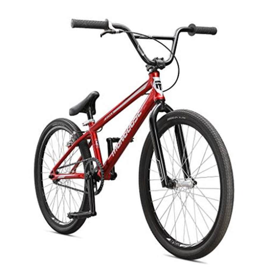 Mongoose Title 24 BMX Race Bike with 24-Inch Wheels in Red for Beginner or Returning Riders, for $288 Mongoose Title 24 BMX Race Bike with 24-Inch Wheels in Red for Beginner or Returning Riders, for $288