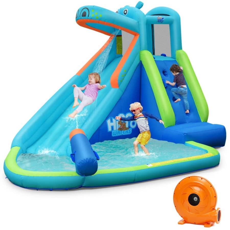 Costway Hippo Inflatable Water Slide for $269 Costway Hippo Inflatable Water Slide for $269