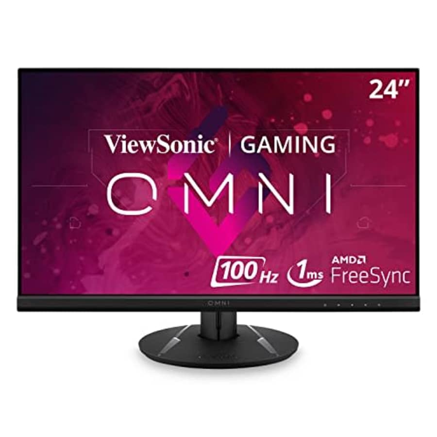 ViewSonic Omni VX2416 24 Inch 1080p 1ms 100Hz Gaming Monitor with IPS Panel, AMD FreeSync, Eye for $100