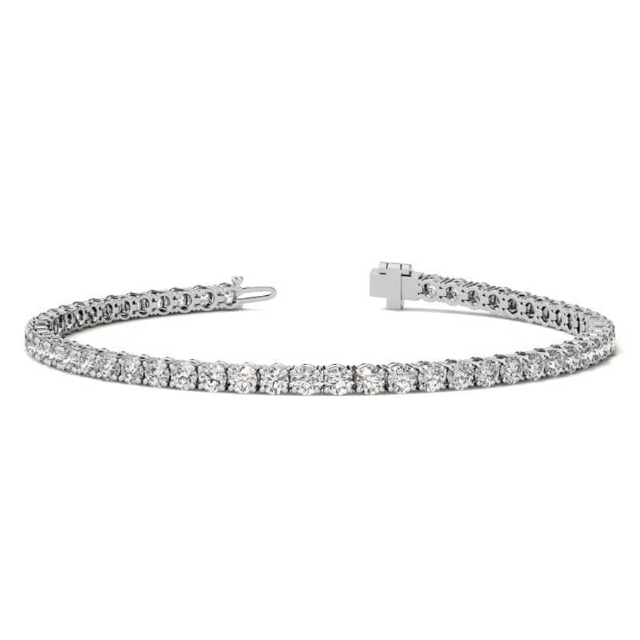 4-TCW Lab Diamond Tennis Bracelet in 14K Gold for $1,199