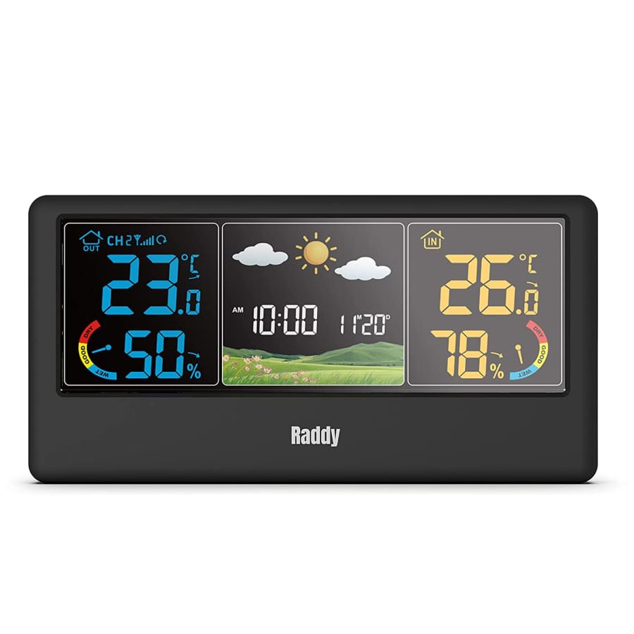 Raddy Indoor/Outdoor Wireless Weather Station for $20 Raddy Indoor/Outdoor Wireless Weather Station for $20