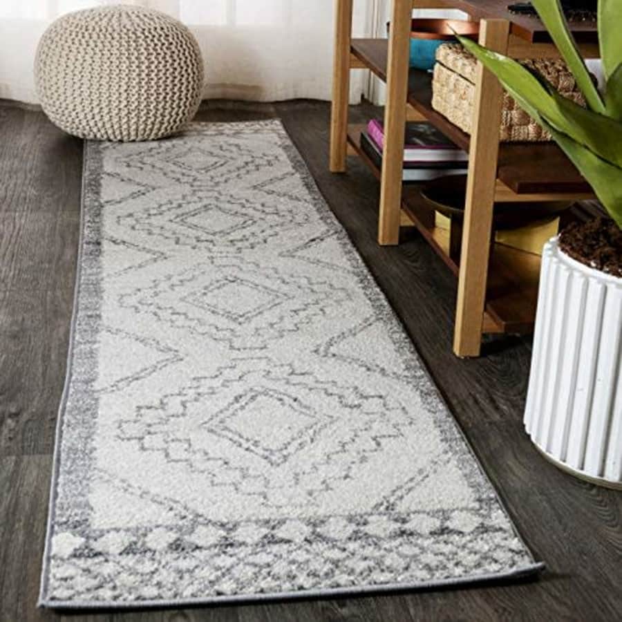 JONATHAN Y MOH200B-28 Amir Moroccan Beni Souk Indoor Area-Rug Bohemian Farmhouse Rustic Geometric for $43