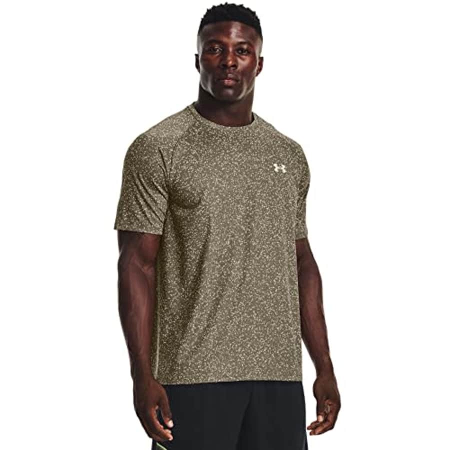 Under Armour Men's Tech 2.0 Nova Short-Sleeve T-Shirt, Tent (361)/Academy Blue, Small for $25