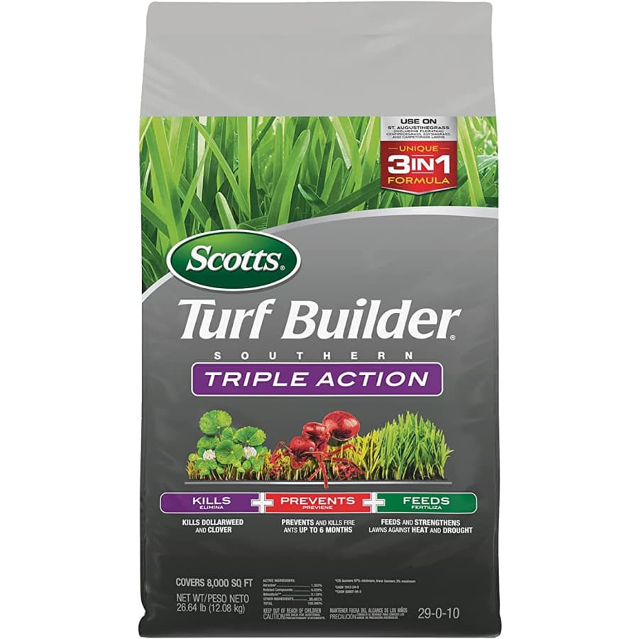 Scotts Turf Builder Southern Triple Action Weed Killer Bag for $56 Scotts Turf Builder Southern Triple Action Weed Killer Bag for $56
