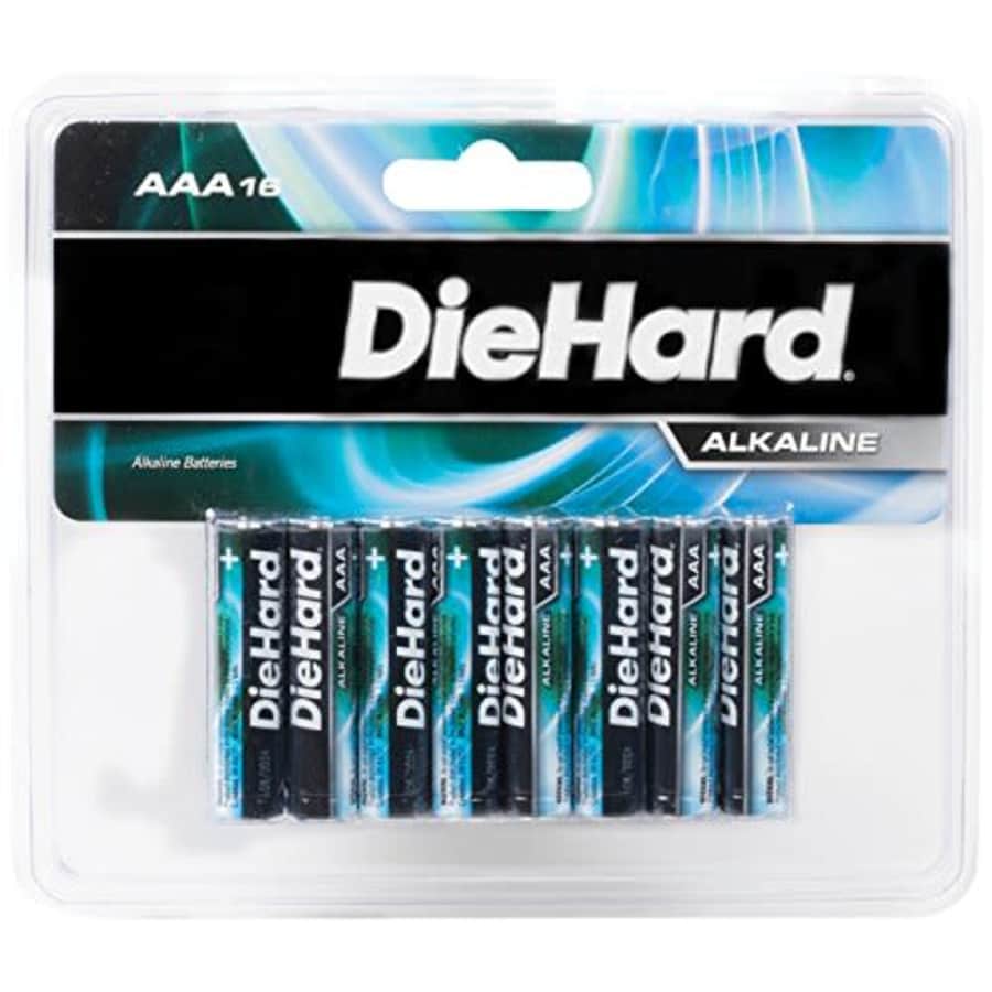 Diehard Long Lasting Alkaline Batteries AAA - 16 Pack for $22