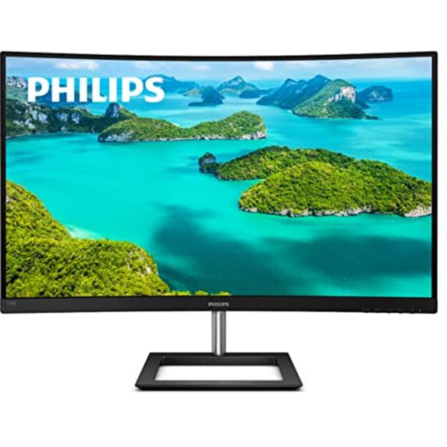 PHILIPS 328E1CA 32" Curved Monitor, 4K UHD, 120% SRGB, Adaptive-Sync, Speakers, VESA, 4Yr Advance for $337