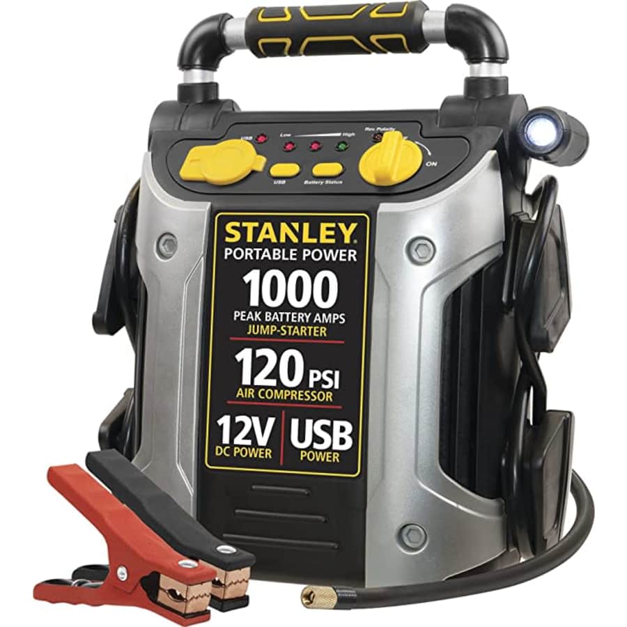 Stanley Tools Stanley 500A Portable Power Station Jump Starter for $108 Stanley Tools Stanley 500A Portable Power Station Jump Starter for $108
