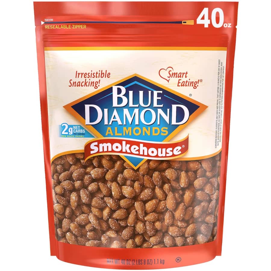 Blue Diamond Smokehouse Almonds 40-oz. Bag for $9.21 via Sub & Save
