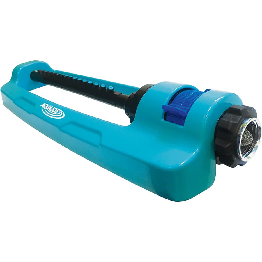 Aqua Joe 3,600-Sq. Ft. Indestructible Metal Base Oscillating Sprinkler for $24 Aqua Joe 3,600-Sq. Ft. Indestructible Metal Base Oscillating Sprinkler for $24