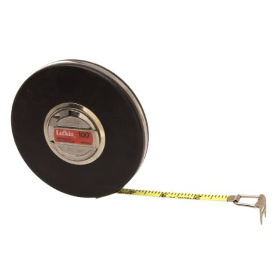 Crescent Lufkin 3/8" x 100' Banner Engineer's Yellow Clad Tape Measure - HW226D for $45