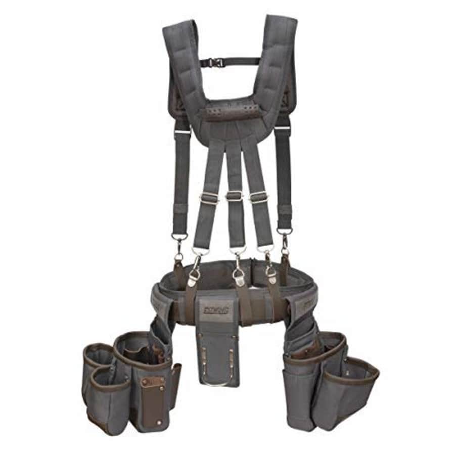 Estwing 13-Pocket Framer's Tool Rig, Durable Construction, Cooling Mesh-Padded Suspenders, for $181