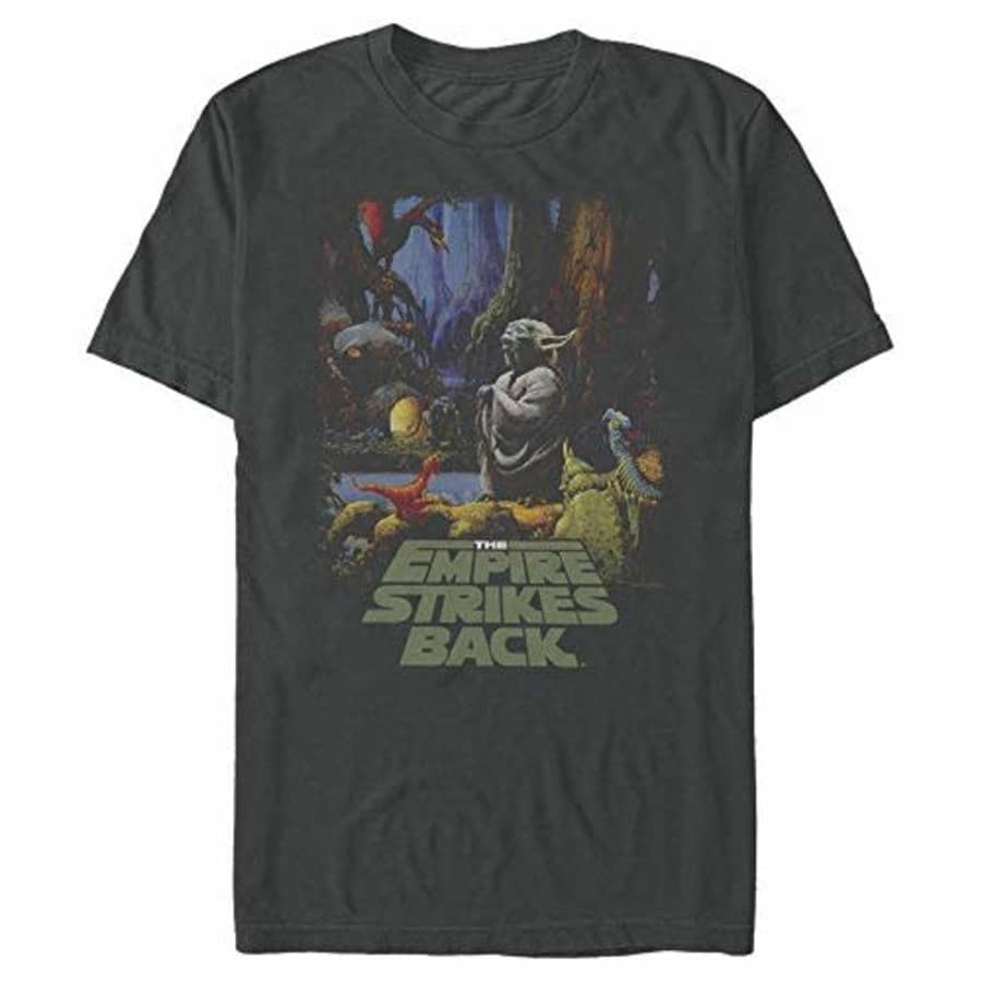 STAR WARS Men's T-Shirt, Charcoal, xx-Large for $20