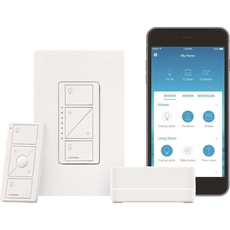 Lutron Caseta Smart Light Dimmer Starter Kit for $80 Lutron Caseta Smart Light Dimmer Starter Kit for $80