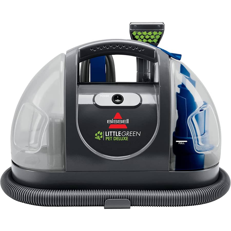 Bissell Little Green Pet Deluxe Portable Carpet Cleaner: $95 Bissell Little Green Pet Deluxe Portable Carpet Cleaner: $95