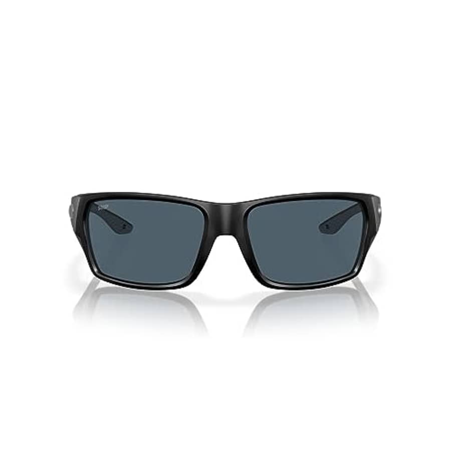 Costa Del Mar Men's Tailfin Polarized Rectangular Sunglasses, Matte Black/Gray 580P, 57 mm for $133 Costa Del Mar Men's Tailfin Polarized Rectangular Sunglasses, Matte Black/Gray 580P, 57 mm for $133