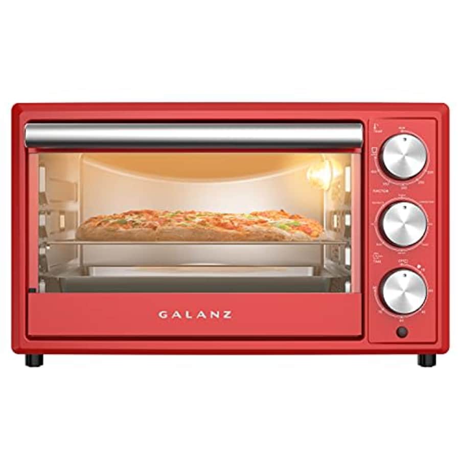 Galanz GRH1209RDRM151 Retro Toaster Oven True Convection, Indicator Light, 8 Cooking Programs, for $80 Galanz GRH1209RDRM151 Retro Toaster Oven True Convection, Indicator Light, 8 Cooking Programs, for $80