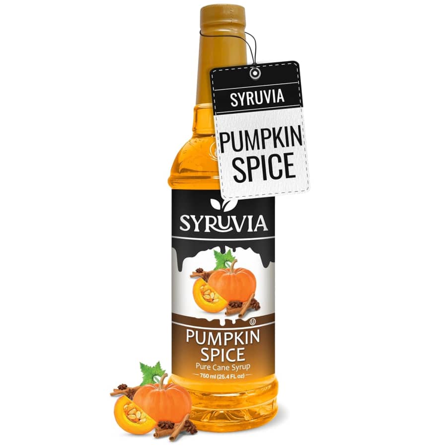 Syruvia 25.4-fl. oz. Pumpkin Spice Syrup for $6
