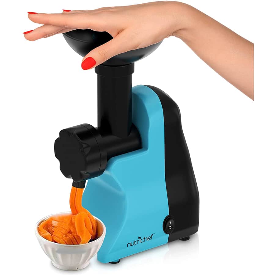 NutriChef 150W Electric Soft Serve and Sorbet Frozen Dessert Maker for $30 NutriChef 150W Electric Soft Serve and Sorbet Frozen Dessert Maker for $30