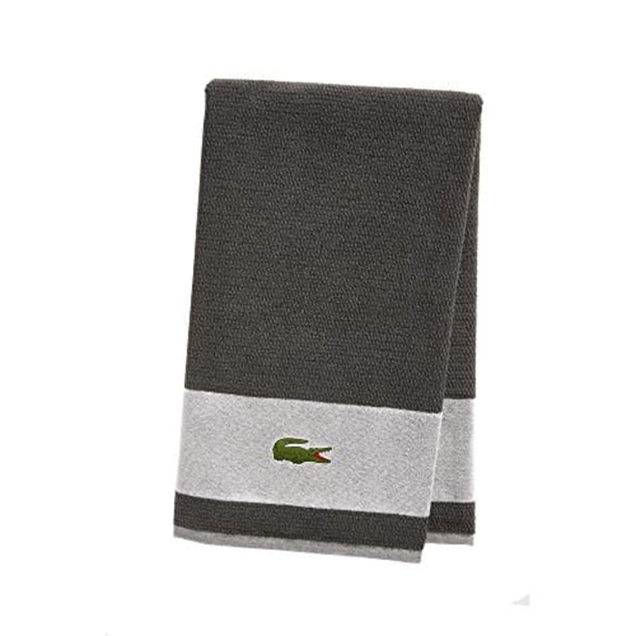 Lacoste Match Bath Towel, 100% Cotton, 600 GSM, 30"x52", Cliff for $35