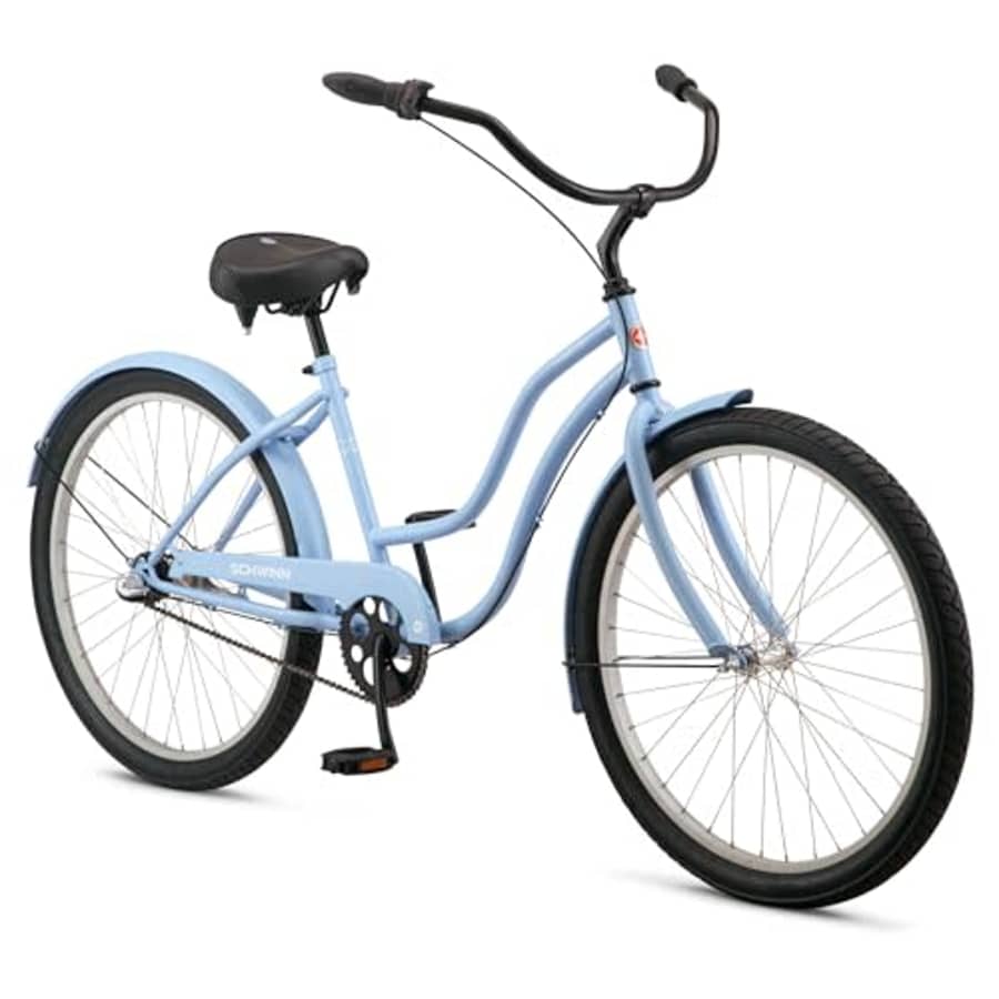 Schwinn Mikko Beach Cruiser Bike for Adult, 3-Speed, Coaster Brake, 26-Inch Wheels, 17-Inch Steel for $431