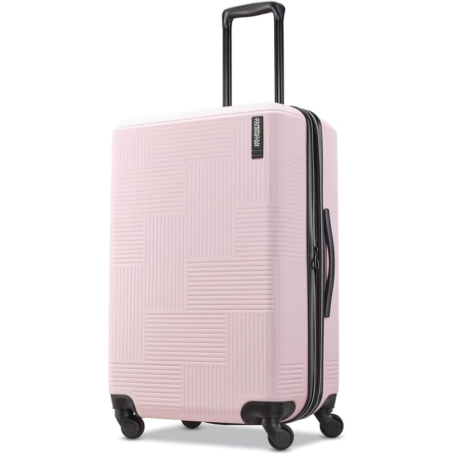 American Tourister Stratum XLT 24" Expandable Hardside Luggage for $78 American Tourister Stratum XLT 24" Expandable Hardside Luggage for $78