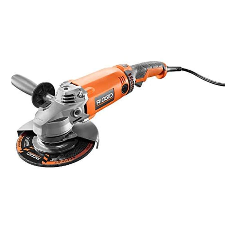 RIDGID 15 Amp Corded 7 in. Twist Handle Angle Grinder-R10202 for $145 RIDGID 15 Amp Corded 7 in. Twist Handle Angle Grinder-R10202 for $145