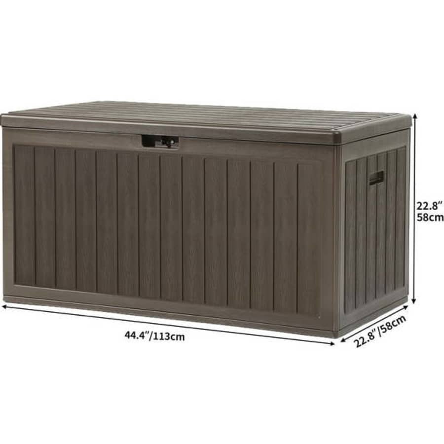 Dextrus 86-Gallon Outdoor Deck Box for $86
