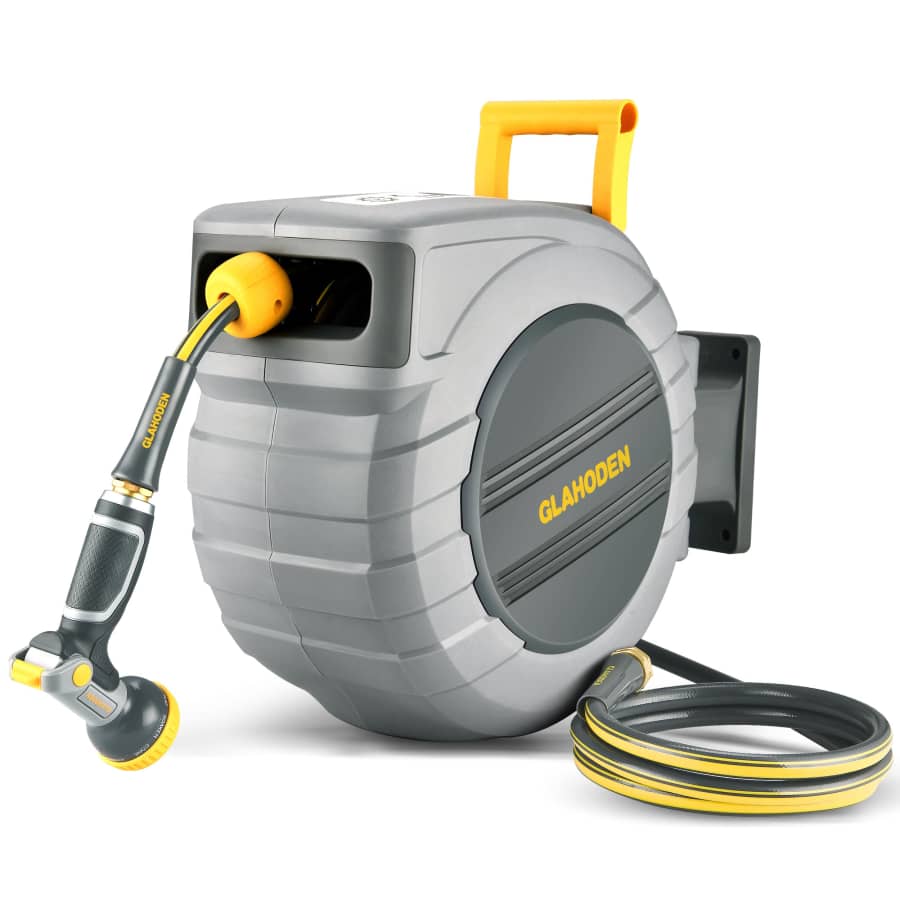 Retractable 100-Foot Garden Hose Reel for $166